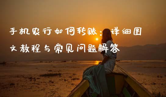手机农行如何转账：详细图文教程与常见问题解答_https://wap.jnlaobingbanjia.com_证券公告_第1张