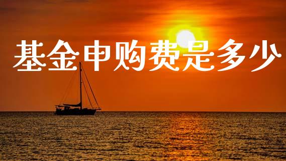 基金申购费是多少_https://wap.jnlaobingbanjia.com_证券公告_第1张