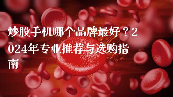 炒股手机哪个品牌最好？2024年专业推荐与选购指南_https://wap.jnlaobingbanjia.com_财务管理_第1张
