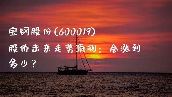 宝钢股份(600019)股价未来走势预测：会涨到多少？_https://wap.jnlaobingbanjia.com_股市行情_第1张