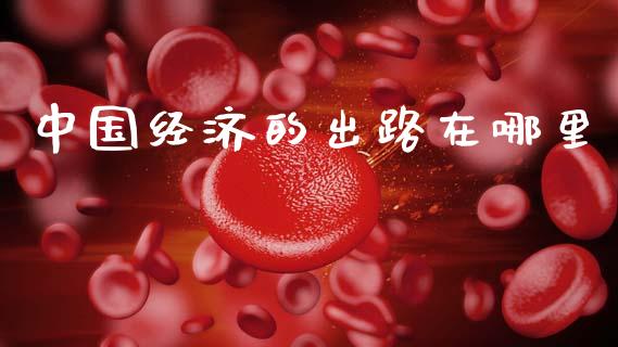 中国经济的出路在哪里_https://wap.jnlaobingbanjia.com_股市行情_第1张