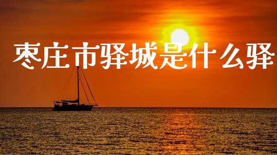 枣庄市驿城是什么驿_https://wap.jnlaobingbanjia.com_财经资讯_第1张