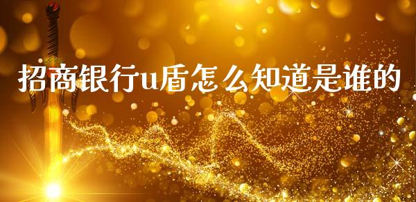 招商银行u盾怎么知道是谁的_https://wap.jnlaobingbanjia.com_基金分析_第1张