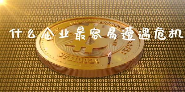 什么企业最容易遭遇危机_https://wap.jnlaobingbanjia.com_财务管理_第1张