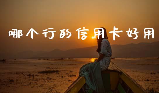 哪个行的信用卡好用_https://wap.jnlaobingbanjia.com_证券公告_第1张