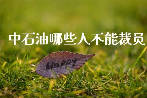 中石油哪些人不能裁员_https://wap.jnlaobingbanjia.com_基金分析_第1张