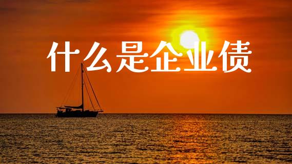 什么是企业债_https://wap.jnlaobingbanjia.com_证券公告_第1张