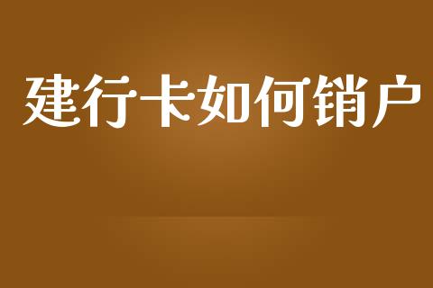 建行卡如何销户_https://wap.jnlaobingbanjia.com_基金分析_第1张