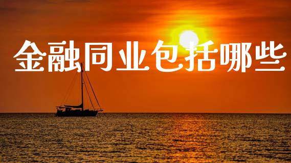 金融同业包括哪些_https://wap.jnlaobingbanjia.com_金融理财_第1张