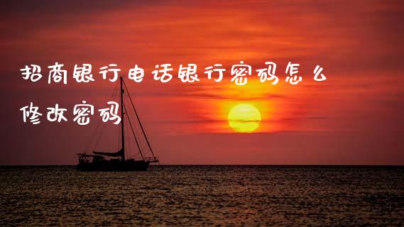 招商银行电话银行密码怎么修改密码_https://wap.jnlaobingbanjia.com_股市行情_第1张