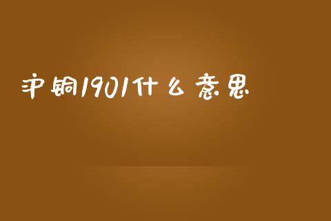 沪铜1901什么意思_财经资讯_第1张_财经资讯_股市行情_财务管理_金融理财 沪铜1901什么意思_https://wap.jnlaobingbanjia.com_财经资讯_第1张