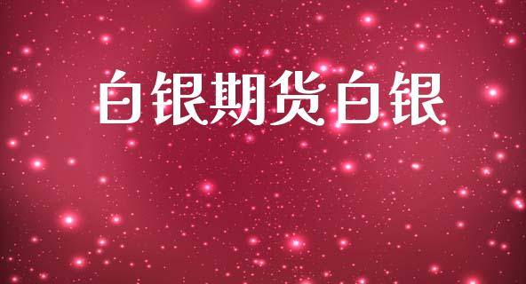 白银期货白银_https://wap.jnlaobingbanjia.com_财务管理_第1张