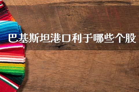 巴基斯坦港口利于哪些个股_https://wap.jnlaobingbanjia.com_证券公告_第1张