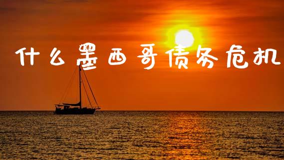 什么墨西哥债务危机_https://wap.jnlaobingbanjia.com_基金分析_第1张