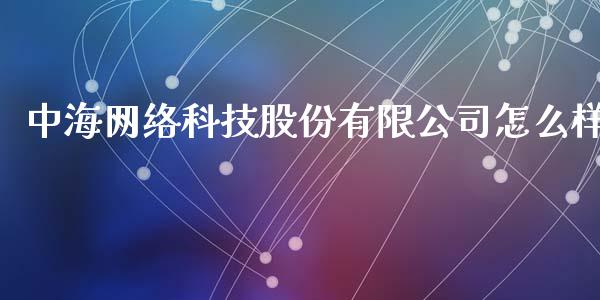 中海网络科技股份有限公司怎么样_https://wap.jnlaobingbanjia.com_财务管理_第1张