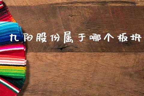 九阳股份属于哪个板块_https://wap.jnlaobingbanjia.com_基金分析_第1张