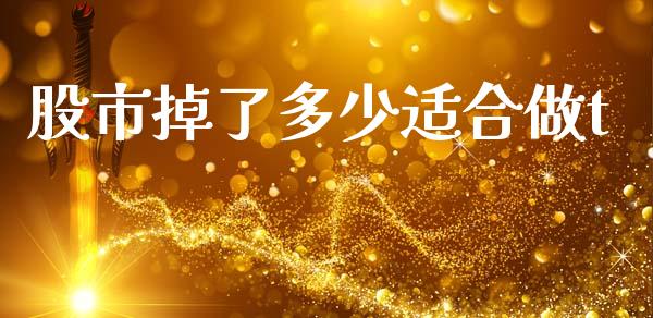 股市掉了多少适合做t_https://wap.jnlaobingbanjia.com_证券公告_第1张